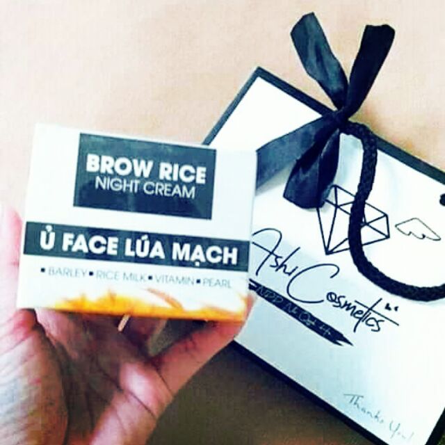 Ủ Face Lúa Mạch Trắng Da ASHI