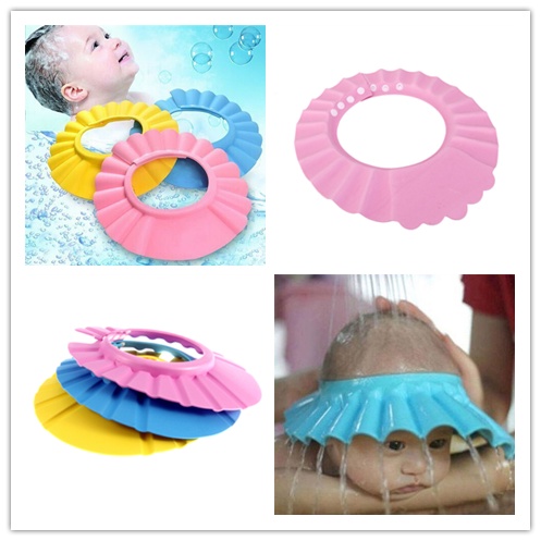 Nón Gội Đầu Mềm Mại Chống Thấm Nước Có Thể Điều Chỉnh Cho Bé