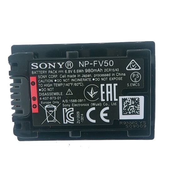 Pin máy ảnh Sony NP-FV50 - Hàng nhập khẩu