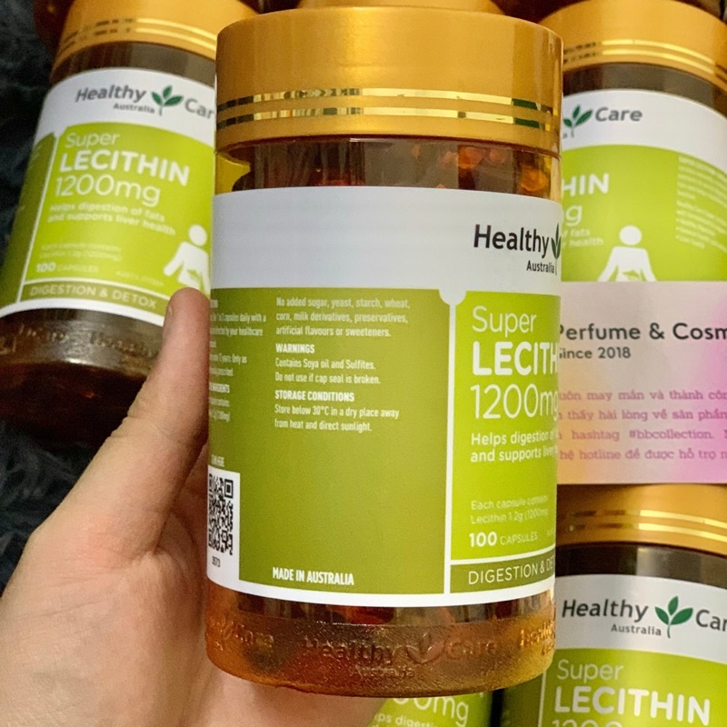 Mầm đậu nành Healthy Care Super Lecithin đẹp da, đào thải độc tố gan, cân bằng nội tiết tố