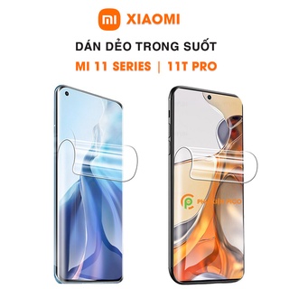Dán màn hình Xiaomi Mi Series / Xiaomi 11T Pro full màn dẻo trong suốt PPF tự phục hồi vết xước