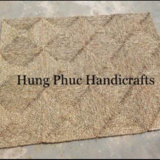 Thảm cói trải sàn, thảm cói decor xuất khẩu loại 1 Hưng Phúc size 1m8 x 1m2