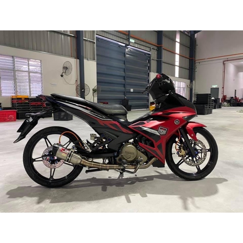 Dàn áo Exciter 150 đỏ đen chính hãng kèm tem Y15zr 2021