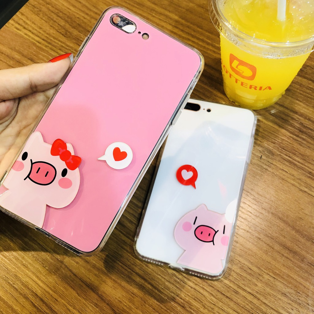[ IPHONE ] Ốp Lưng Heo Trái Tim Cartoon 3D - C037 | BigBuy360 - bigbuy360.vn