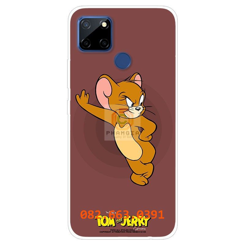 Ốp lưng Realme C15 dẻo in hình dễ thương