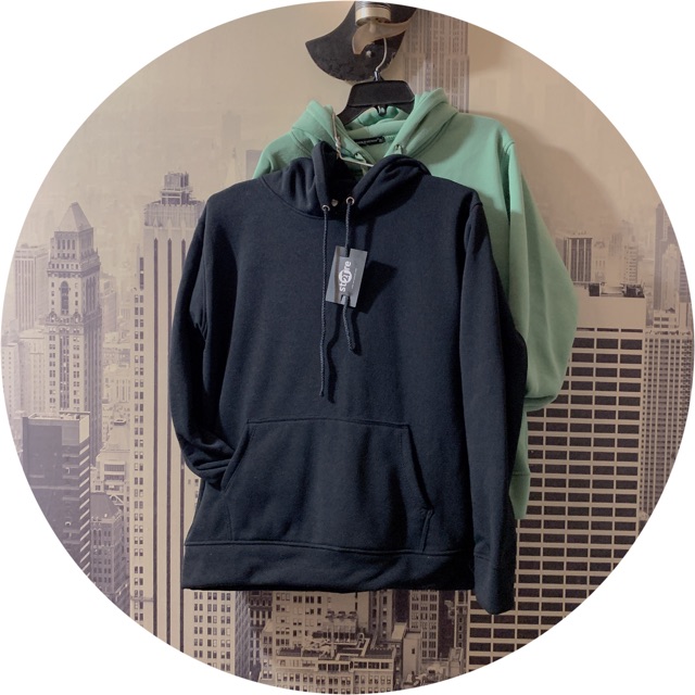 Áo hoodie unisex 2T Store H21 Xanh Mint Bạc Hà - Áo khoác nỉ nữ chui đầu nón 2 lớp dày dặn chất lượng đẹp