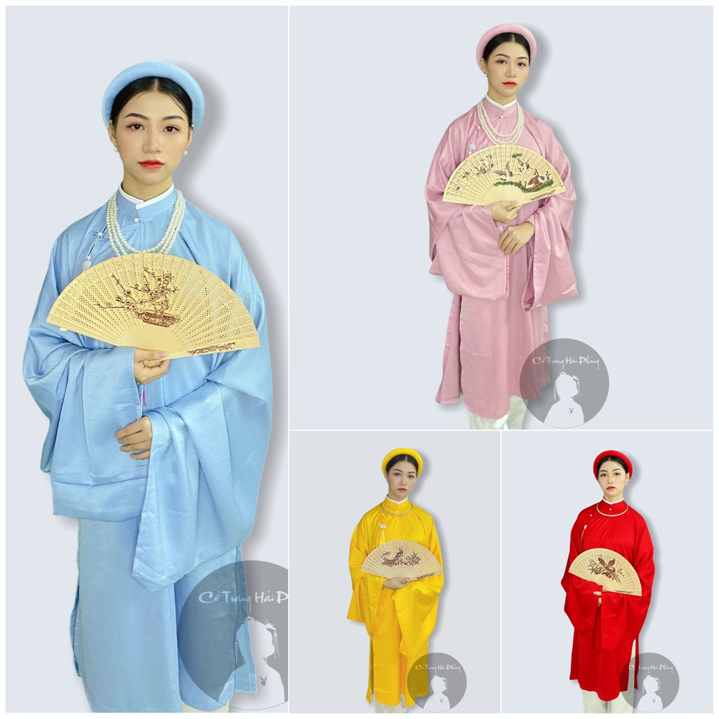 ÁO TẤC VIỆT PHỤC NGŨ THÂN NỮ - CỔ PHỤC VIỆT NAM THỜI NGUYỄN - VIỆT PHỤC CỔ TRANG VIỆT NAM