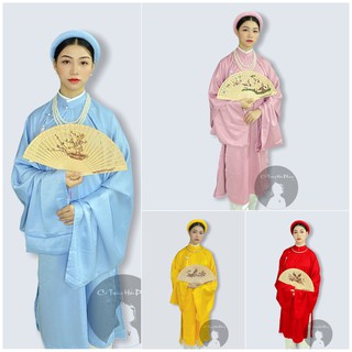 Áo tấc việt phục ngũ thân nữ - cổ phục việt nam thời nguyễn - việt phục cổ trang việt nam