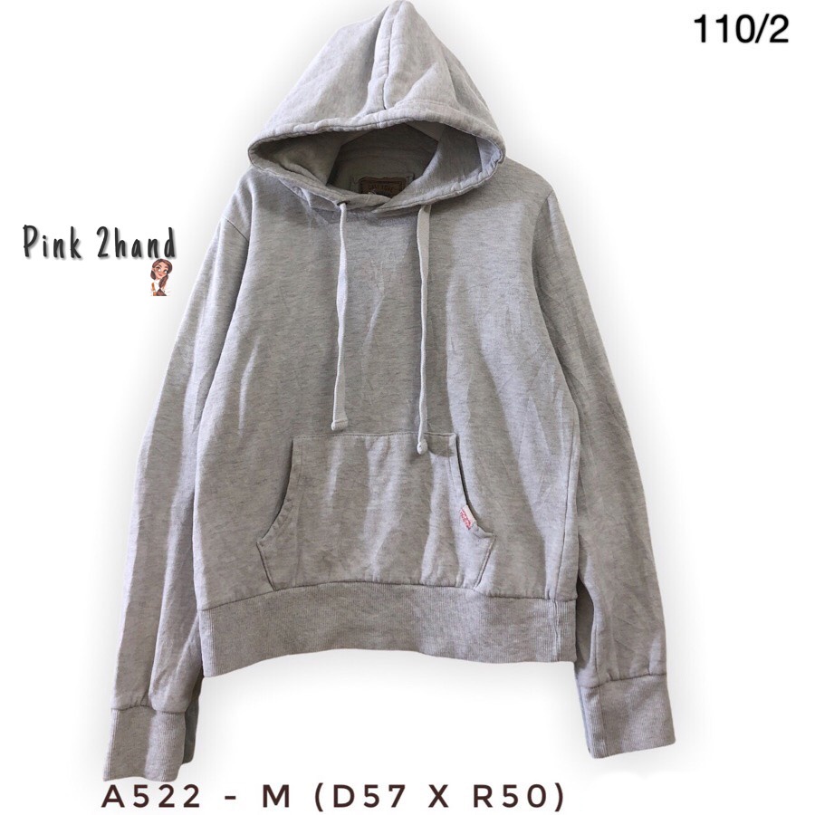 Áo Hoodie oversize nữ, nam 2hand, chất dày, size XL/XXL - 110122-5