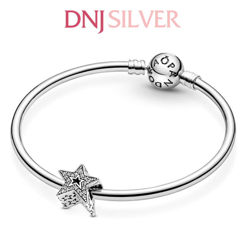 [Hàng cao cấp] Charm bạc 925 cao cấp, hàng chuẩn bạc - Charm Sparkling Asymmetric Star thích hợp để mix vòng tay charm