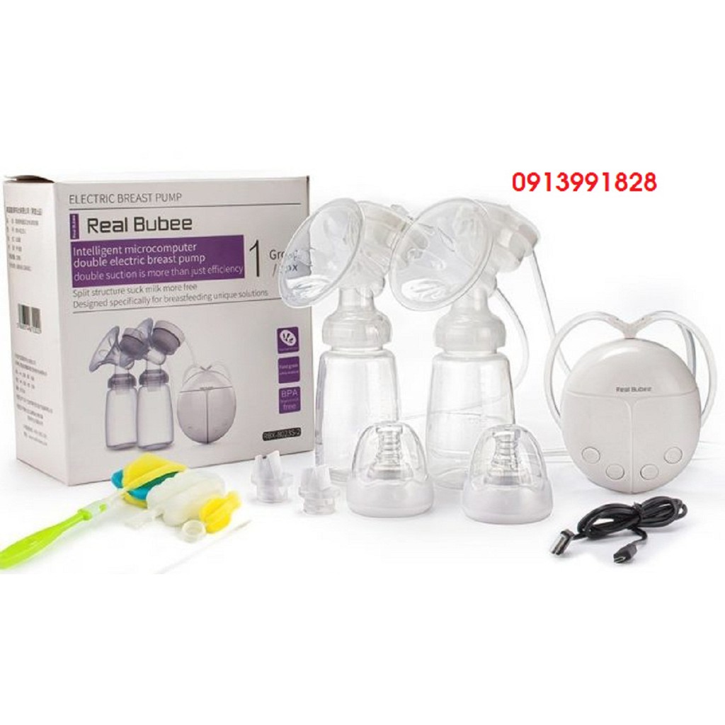 Máy Hút Sữa Điện Đôi Real Bubee