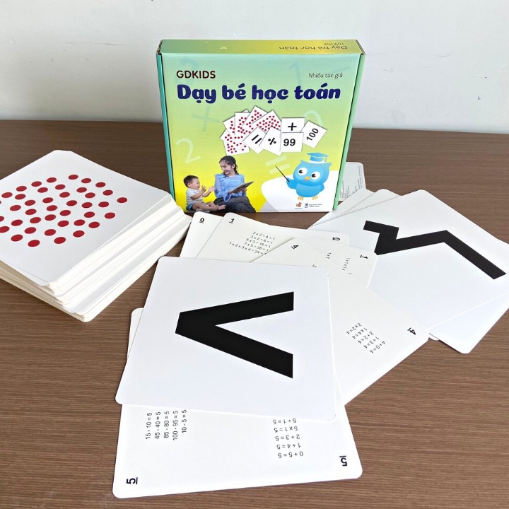 Flashcard Dạy Trẻ Học Toán Theo Phương Pháp Glenn Doman ( 109 Thẻ )