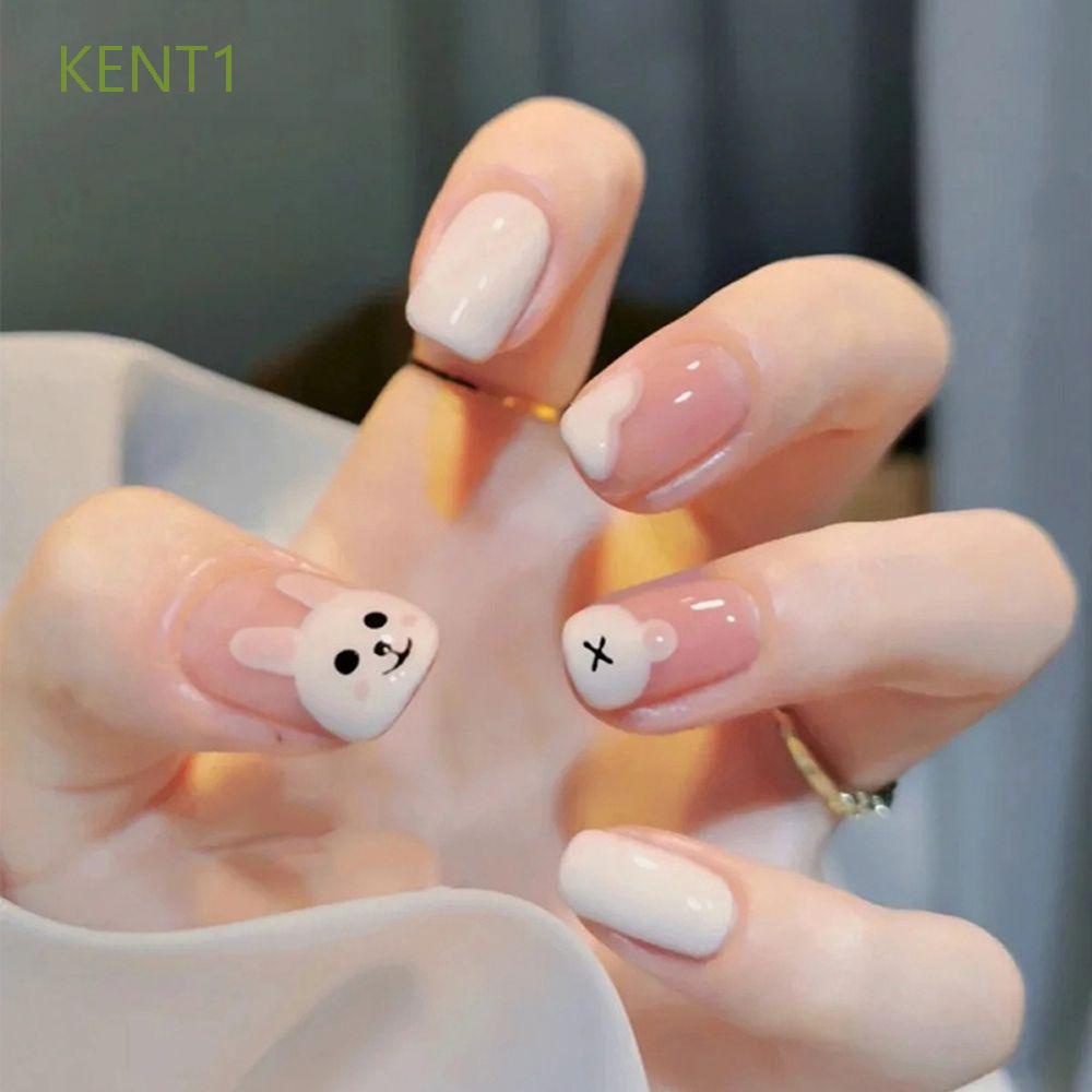 [Hàng mới về] Hộp 24 móng tay giả trang trí nghệ thuật kiểu dáng đa dạng có thể tháo rời