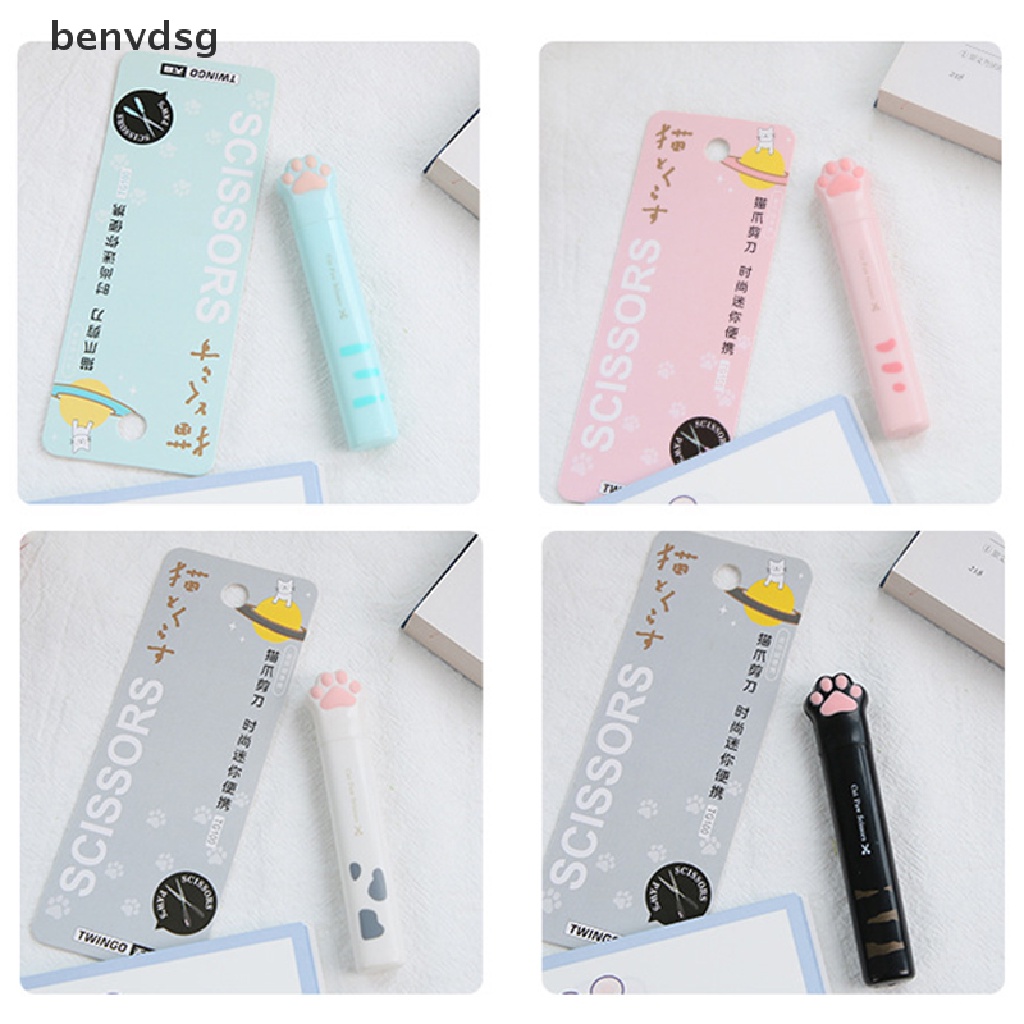 Kéo mini đa năng bằng thép không gỉ hình móng mèo dễ thương