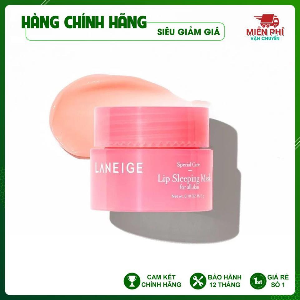 [Giá rẻ số 1] Mặt nạ ngủ môi Laneige Lip Sleeping Mask mini 3g