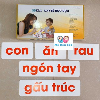 GDKIDS - THẺ HỌC DẠY BÉ HỌC ĐỌC TIẾNG VIỆT CHUYÊN SÂU - GDKIDS CHUẨN GLENN DOMAN