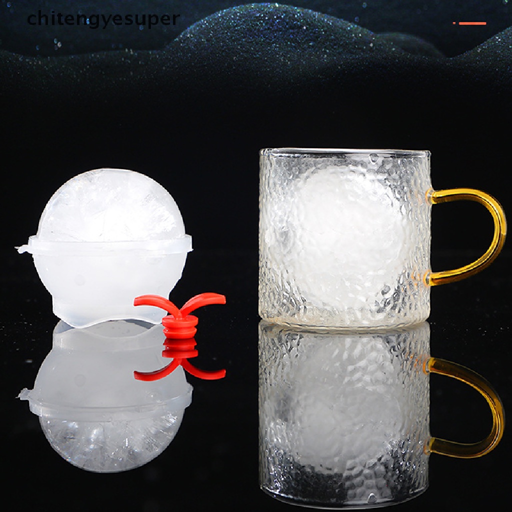 Chitengyesuper Ice Balls Maker Round Sphere Tray Mold Bar Whiskey Ice Cubes Ball DIY Mould CGS