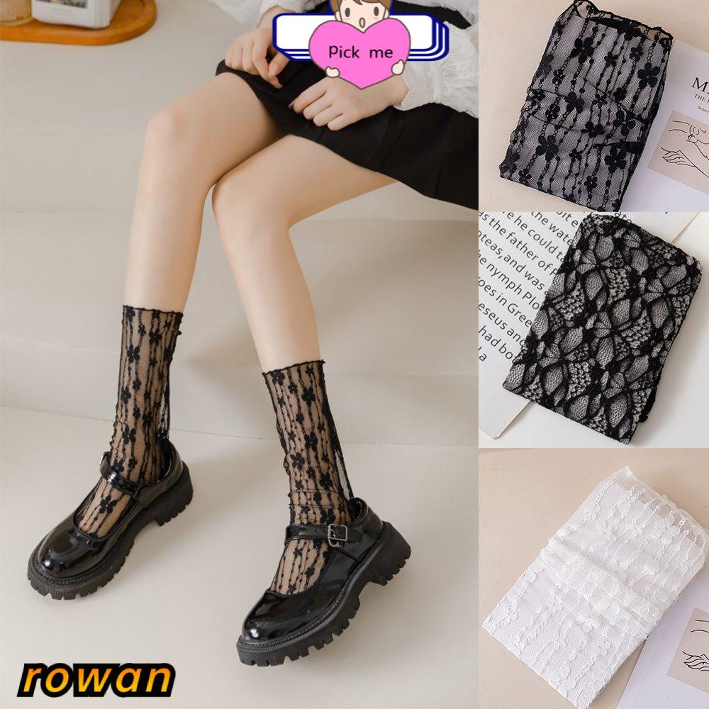 Vớ Ren Lưới Màu Trơn Quyến Rũ Thoáng Khí Dành Cho Nữ