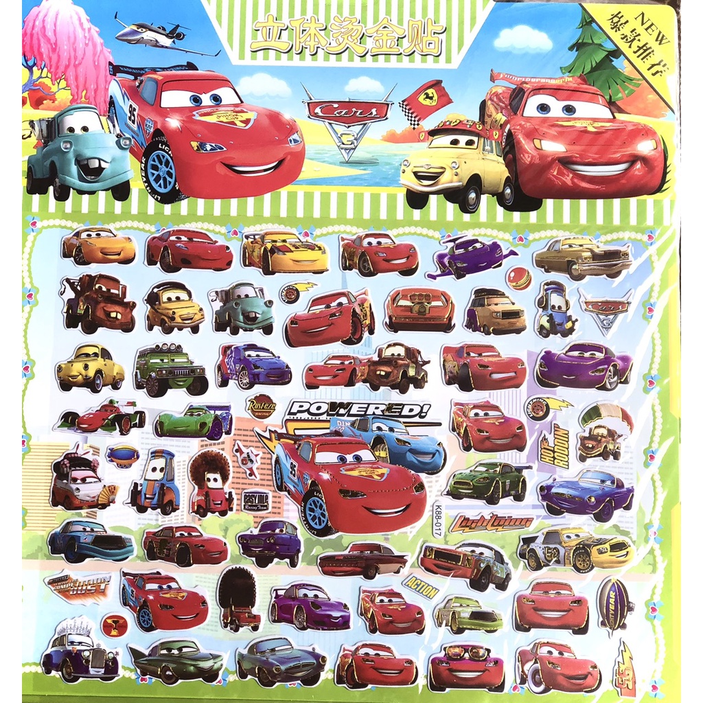 Đồ Chơi Dán Sticker 3D Nổi 2 Lớp, Miếng To Hình Công Chúa Disney , Peppa Pig, Paw Patrol Nhiều Mẫu Dễ Thương Dành Cho Bé