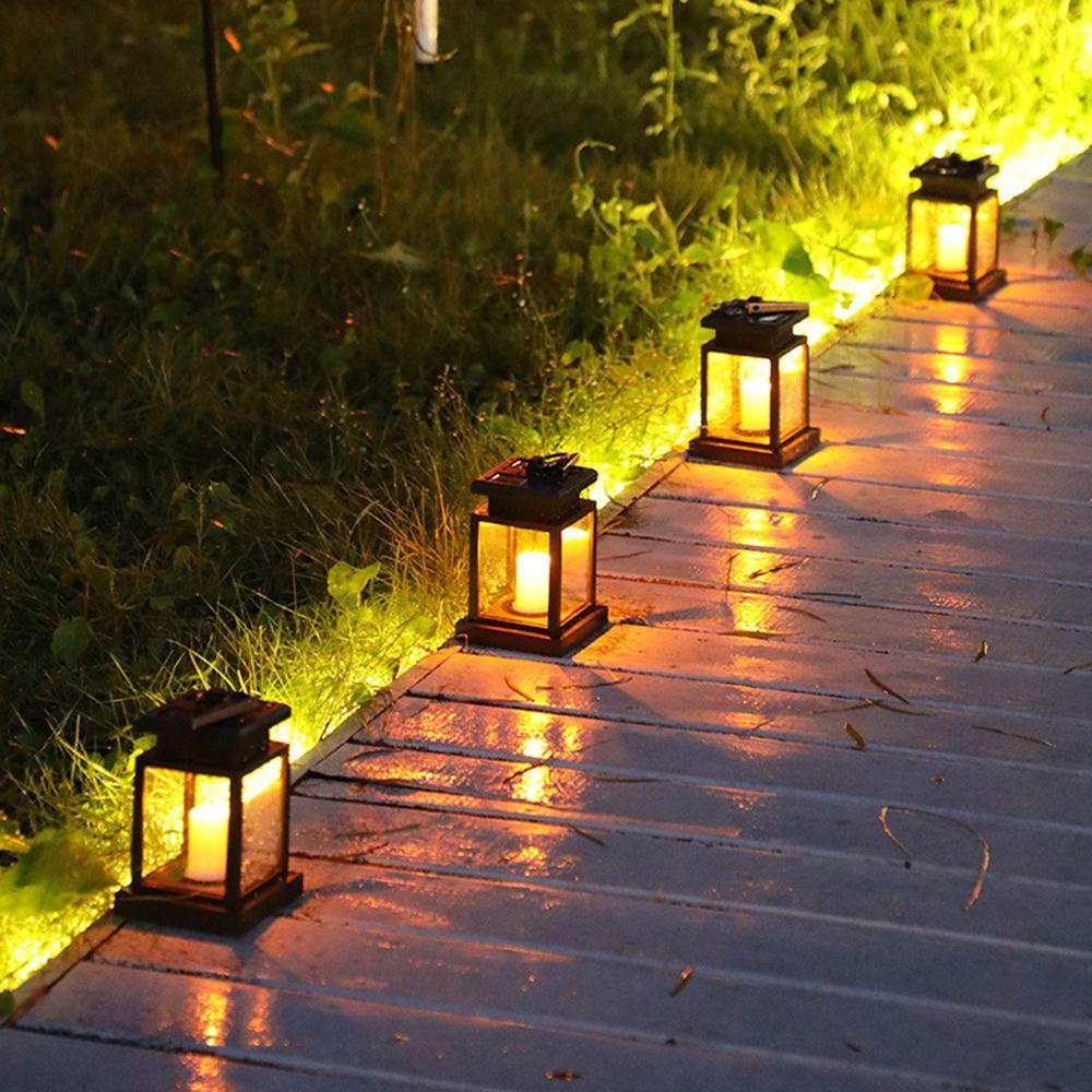 GOGOUP Đèn LED Hình Nến Trang Trí Sân Vườn
