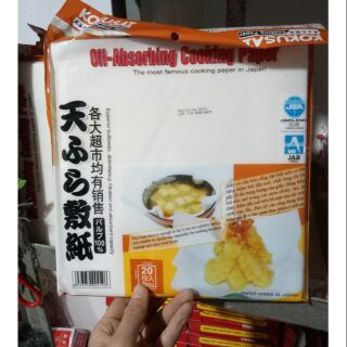 Giấy thấm dầu nấu ăn ( tệp 20 tập)