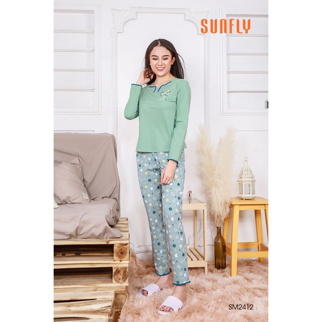 Bộ đồ mặc nhà Cotton SUNFLY SM2412