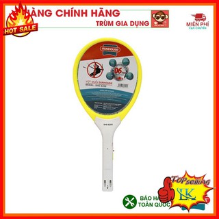 Vợt muỗi Sunhouse SHE-E200  tích hợp đèn báo sạc tiện dụng, nhựa ABS chịu va đập mạnh.