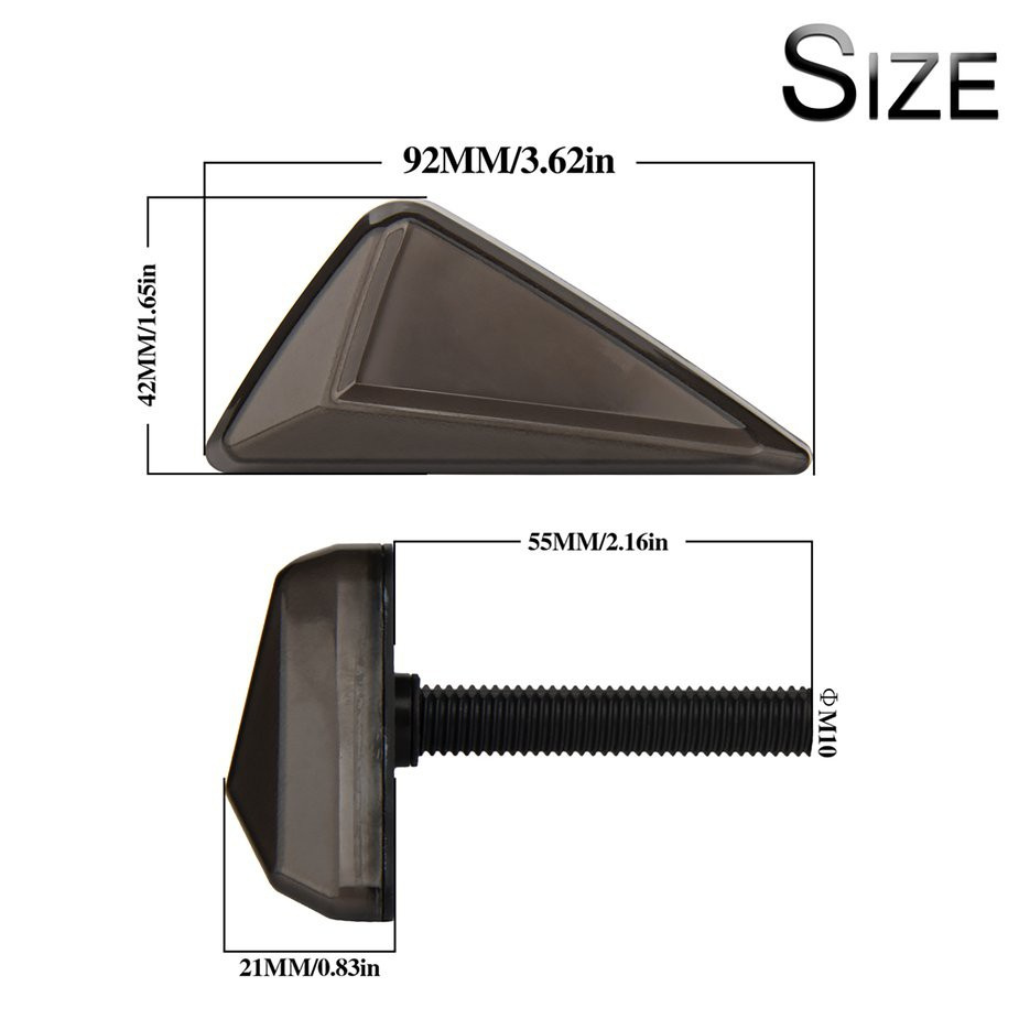 Cặp đèn xi nhan hình tam giác chuyên dụng cho xe mô tô