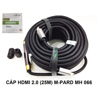 Cáp HDMI 25m 2.0 M-Pard MH066 hỗ trợ 4Kx2K 60Hz-Hãng phân phối