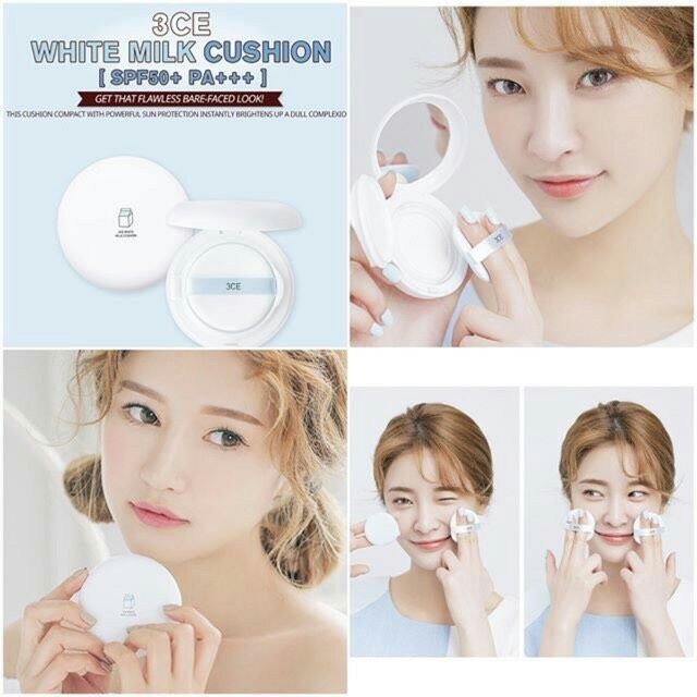 Phấn nước 3CE White Milk Cushion