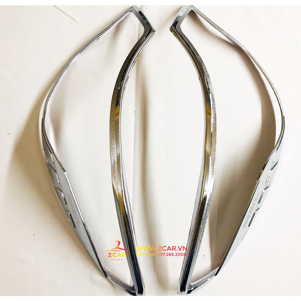 Ốp viền đèn pha, hậu Vinfast Fadil 2019 - 2021 mạ crom cao cấp