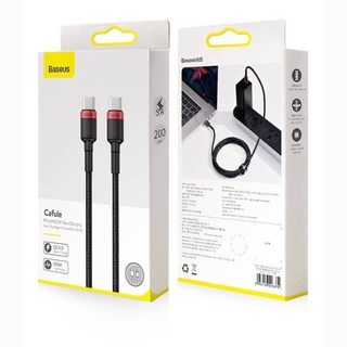 Cáp sạc nhanh 100w type-c to type-c baseus cafule pd2.0 dùng cho laptop/ smartphone - chính hãng
