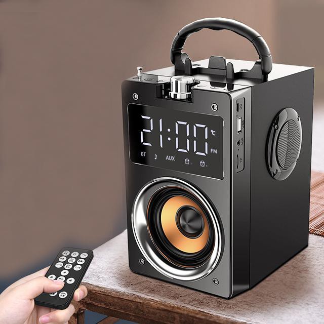 [Rẻ Vô Địch] Loa Nghe Nhạc Bluetooth Không Dây Xách Tay MC H1 Kiêm Đài Radio FM Âm Thanh Vòm 3D Trầm Ấm