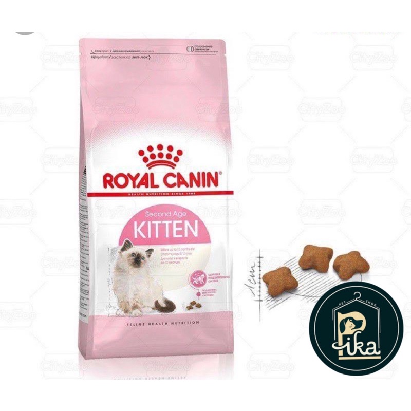 Hạt thức ăn mèo Royal Canin Kitten dinh dưỡng chiết túi zip 1kg và nguyên seal 2kg - Pika Petshop