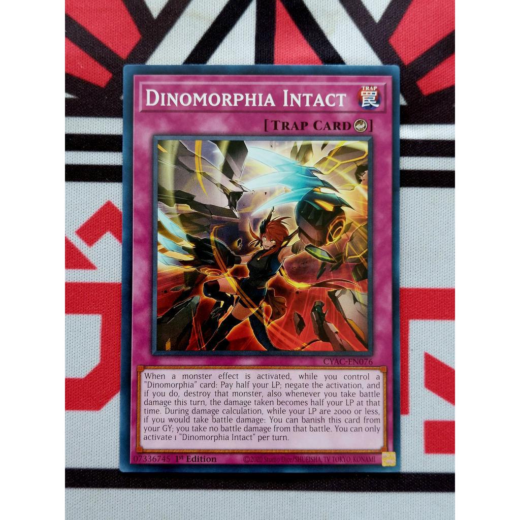 Thẻ Bài Yugioh Trap Dinomorphia Intact - CYAC-EN076 - Common