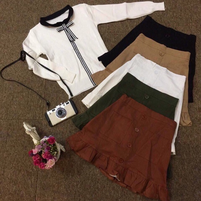 XẢ HÀNG - CHÂN VÁY THÔ PEPLUM MS11028 | BigBuy360 - bigbuy360.vn