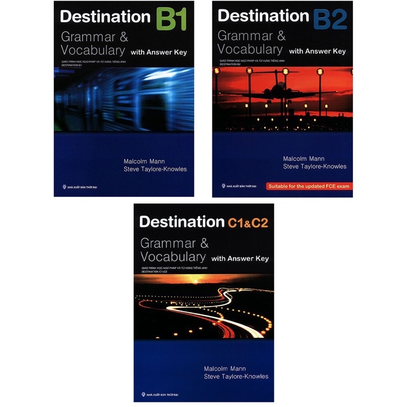 Sách - (Combo 3 Cuốn) Destination Grammar & Vocabulary B1 - B2 - C1 & C2