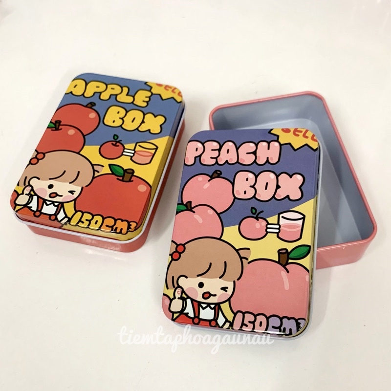 Hộp thiếc đựng kẹo, trang sức, phụ kiện hình cô gái đáng yêu | BigBuy360 - bigbuy360.vn