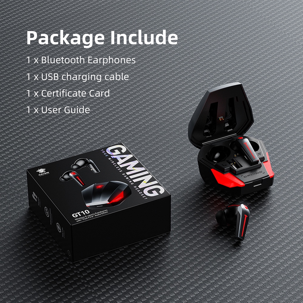 Tai nghe bluetooth PLEXTONE 4Fire 4 Game GT10 chống ồn - Tai nghe Gaming độ trễ thấp 40ms tai nghe không dây