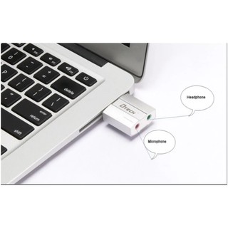Cạc USB âm thanh (SOUND) DTECH DT-6006-VI TÍNH TH