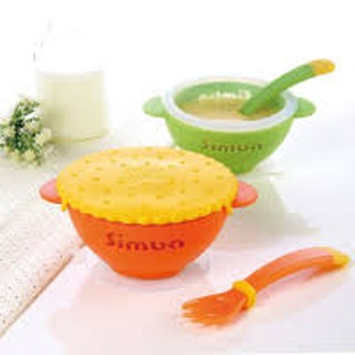 Chén tập ăn Simba hình bánh quy P3341