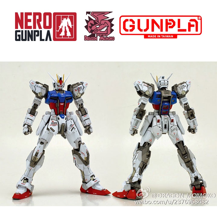 Mô Hình Lắp Ráp Dragon Momoko MG 1/100 GAT-X105 + AQM/E-X03 Luncher Strike Gundam