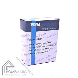CÔNG TẮC ĐIỀU KHIỂN TỪ XA CÔNG SUẤT LỚN TPE RC1A [Giá tốt]