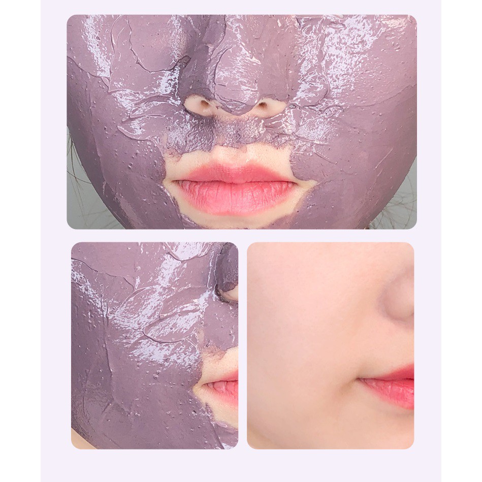 🍆 Hộp 8 Hũ Mặt Nạ Bùn Cà Tím EggPlant Cream Mask Dưỡng Trắng, Ngừa Mụn, Nâng Cơ Giúp Da Sáng, Khỏe - Y205