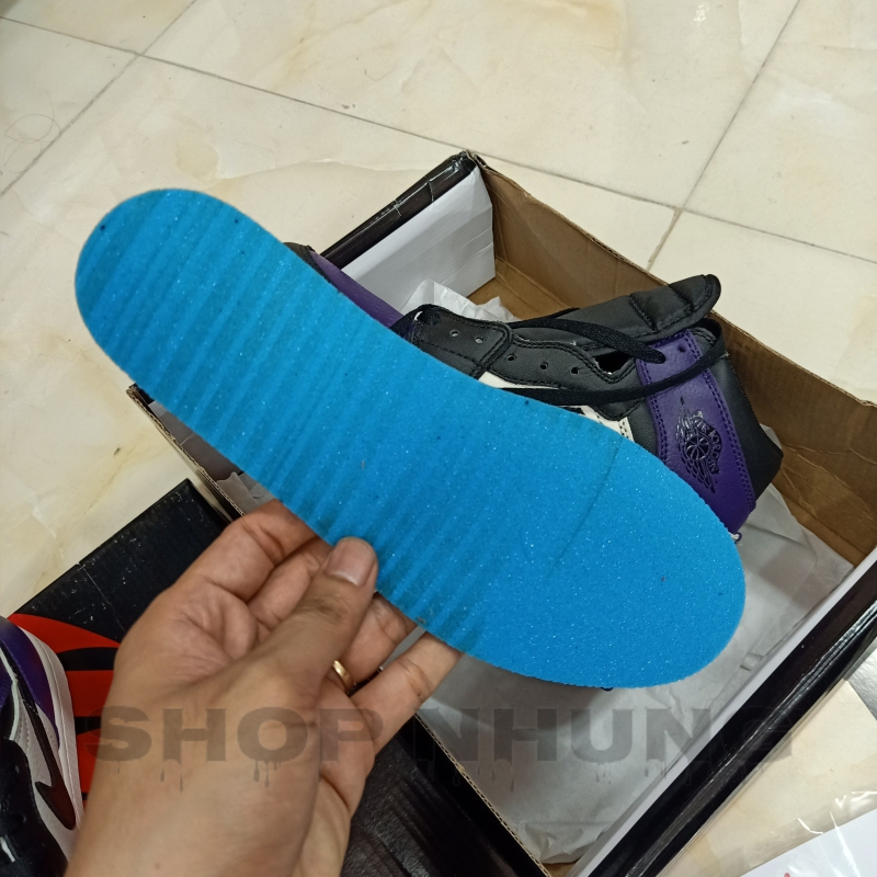 Giày Jordan 1 Tím Cổ Cao Nam Nữ Cao Cấp