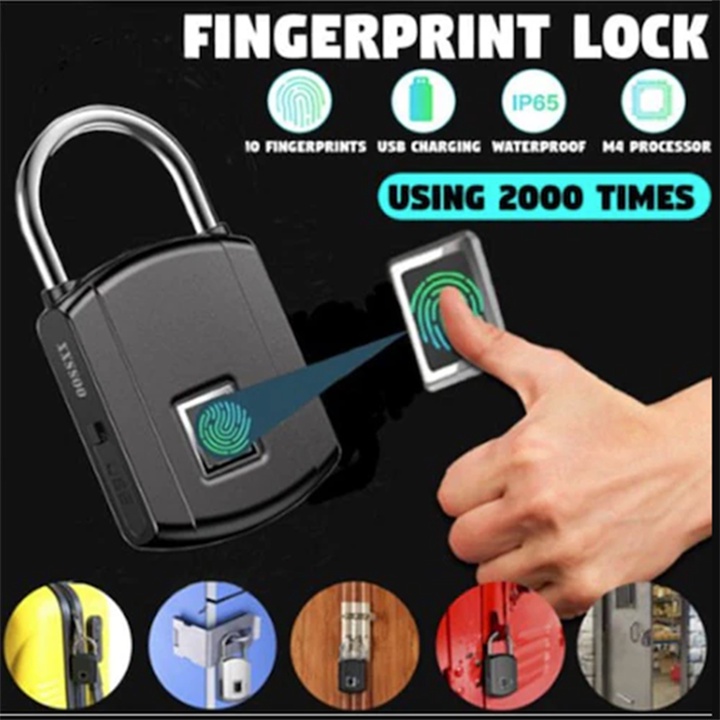 Ổ Khóa Vân Tay Thông Minh Smart Fingerprint Foxconn – Bảo Hành 12 tháng youngcityshop 30.000