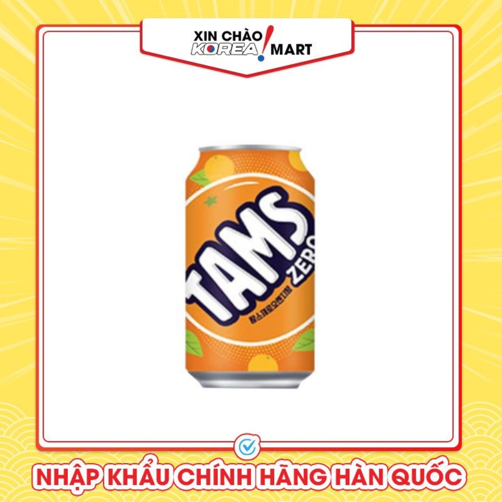 Nước Tams vị cam 355ml Xin chào Korea Mart