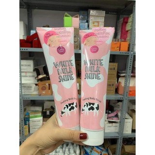 Tẩy tế bào chết body white milk shine