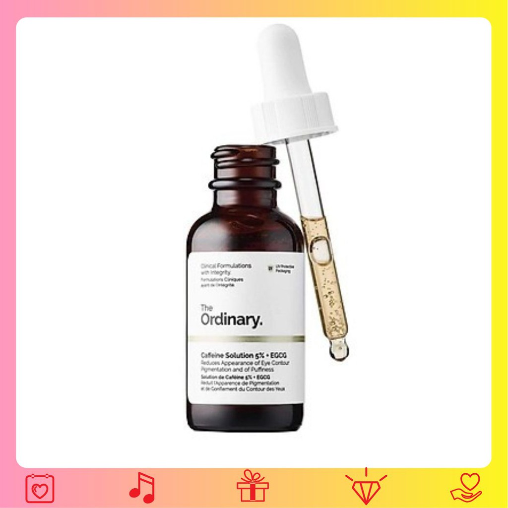 [ĐỦ BILL] Serum mắt Caffeine Solution 5% + EGCG - The Ordinary [AUTHEN]
