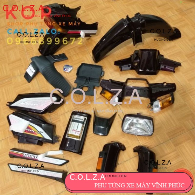 bộ nhựa xe máy dream .bộ nhựa và phụ tùng đi kèm .(giá trọn bộ y hình ) -5%